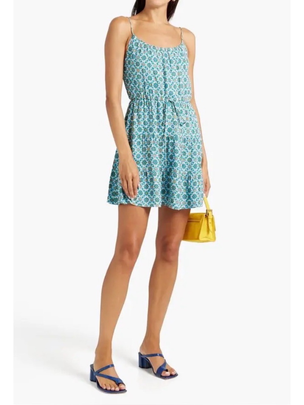 Alice + Olivia Cheyla Crepe Mini Dress